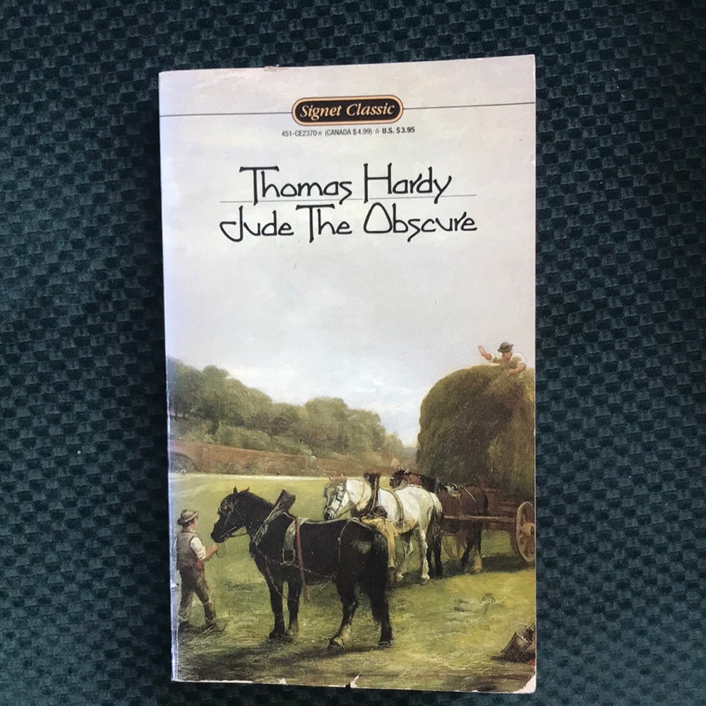 Jude the obscure by Thomas Hardy Signet  classic